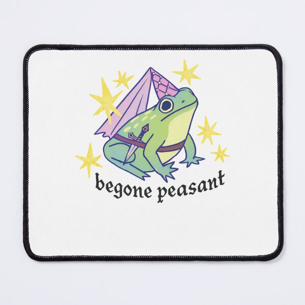 Item preview, Begone Peasant Medieval Princess Frog designed and sold by krystalRomanart.