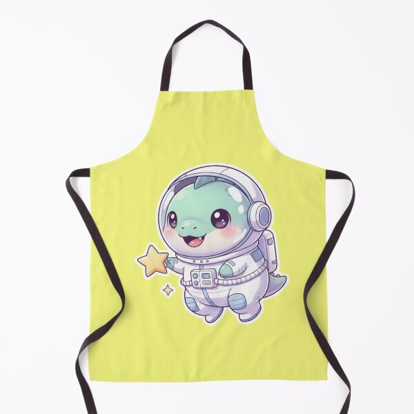 Item preview, Adorable Kawaii Dinosaur Astronaut Exploring Outer Space with Shiny Stars designed and sold by bvdesignart.