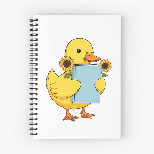 Item preview, Blue Journal Charm Duck designed and sold by pumsquare.