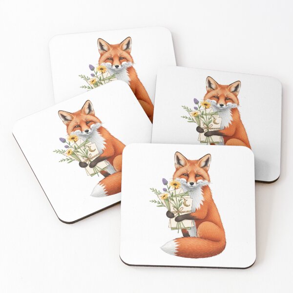 Item preview, Wildflower Pen Pal Fox designed and sold by pumsquare.