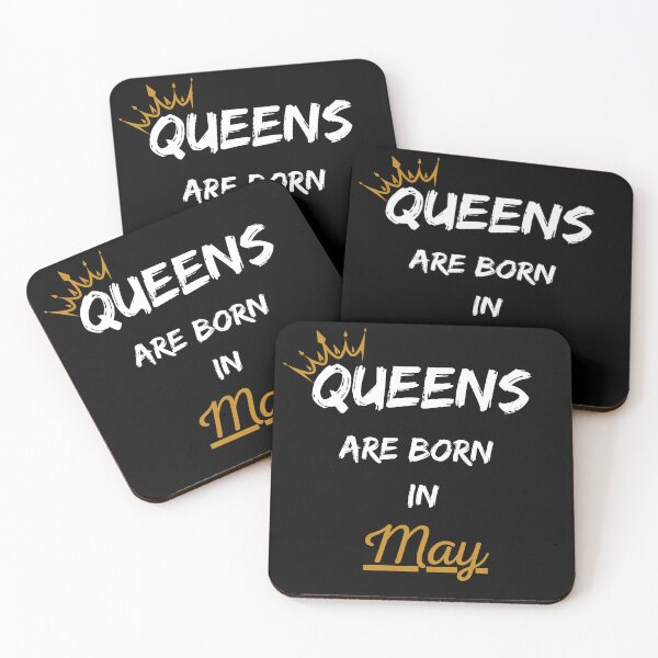 Item preview, Queens Are Born In May Birthday Gift Design designed and sold by CyfroweMysli.