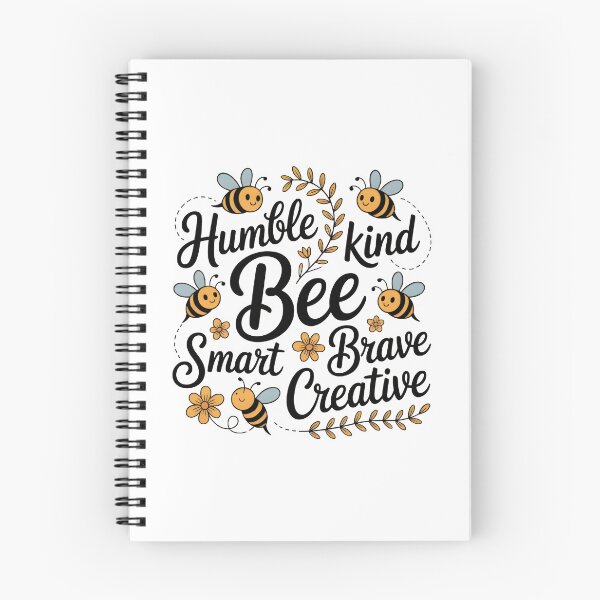 Item preview, BEE HUMBLE, KIND, SMART, BRAVE, CREATIVE designed and sold by KISHNAY-FASHION.