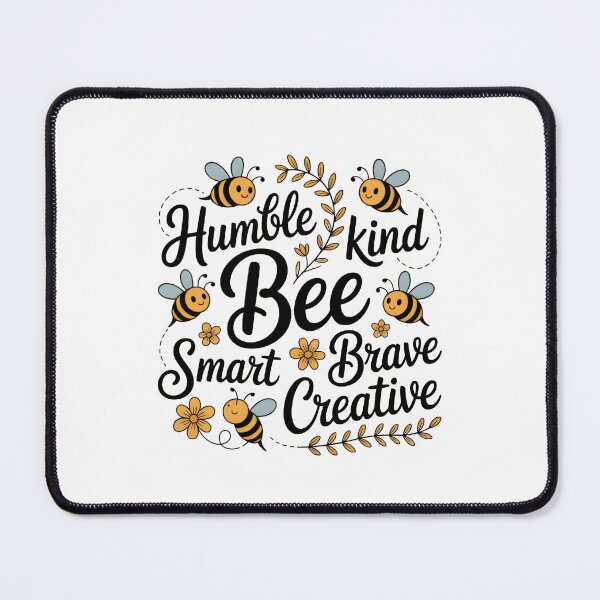 Item preview, BEE HUMBLE, KIND, SMART, BRAVE, CREATIVE designed and sold by KISHNAY-FASHION.