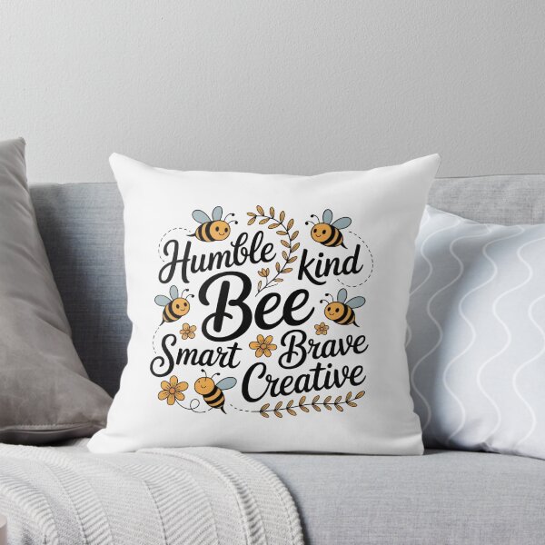 Item preview, BEE HUMBLE, KIND, SMART, BRAVE, CREATIVE designed and sold by KISHNAY-FASHION.