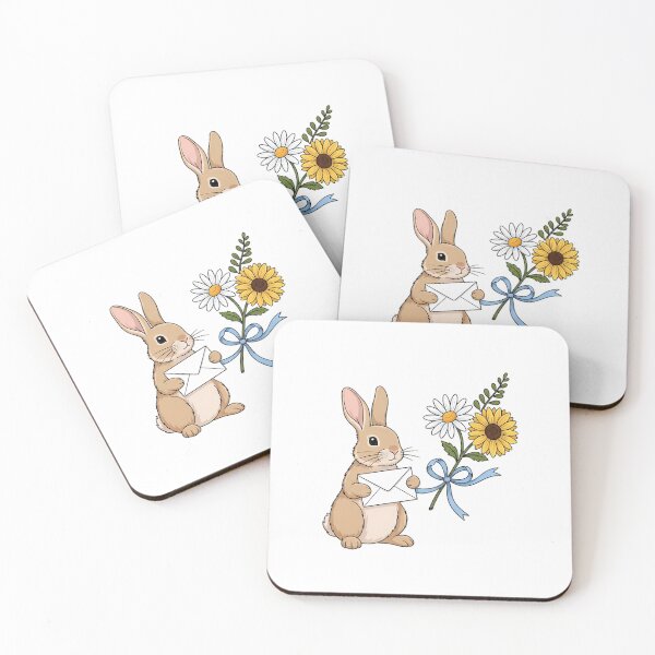 Item preview, Daisy Letter Rabbit designed and sold by pumsquare.