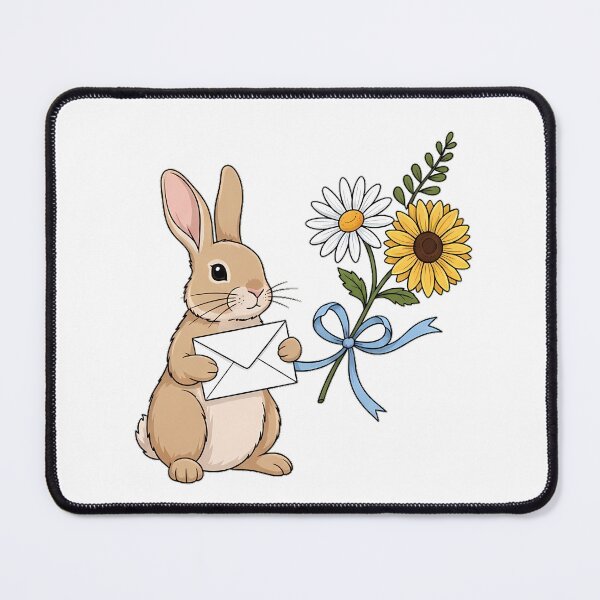 Item preview, Daisy Letter Rabbit designed and sold by pumsquare.