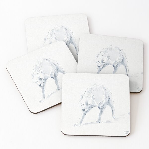 Item preview, Artic wolf in the snow designed and sold by RyukiArtbook.