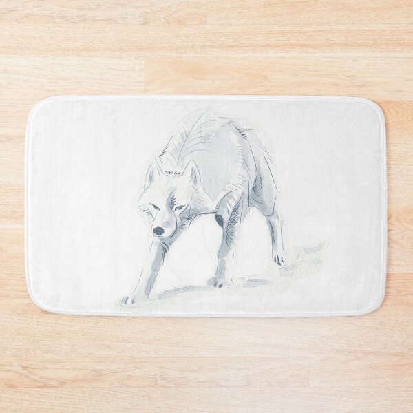 Item preview, Artic wolf in the snow designed and sold by RyukiArtbook.