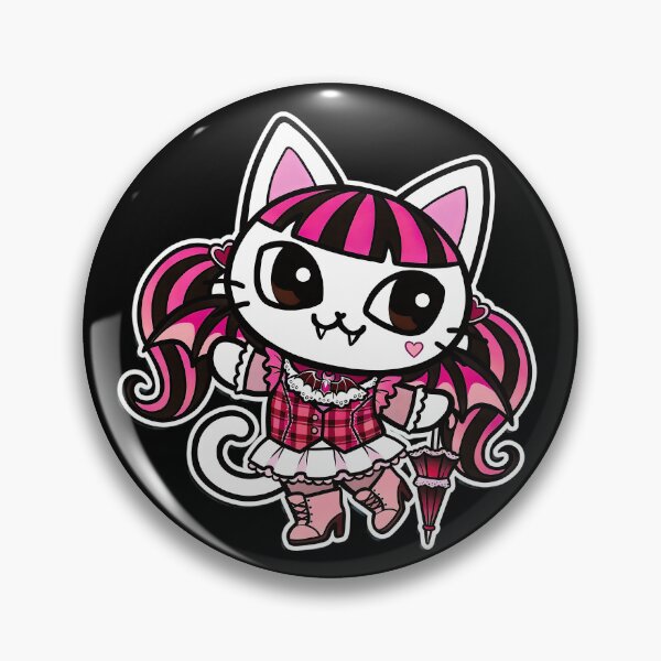 Item preview, Monster High Dracucat Cosplay Draculaura Kawaii  designed and sold by CuteKats.