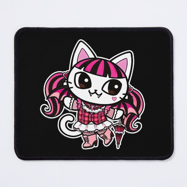 Item preview, Monster High Dracucat Cosplay Draculaura Kawaii designed and sold by CuteKats.