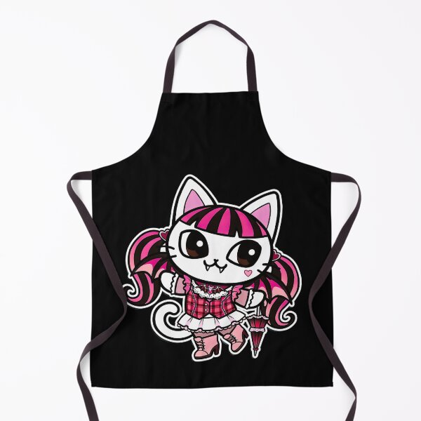 Item preview, Monster High Dracucat Cosplay Draculaura Kawaii designed and sold by CuteKats.