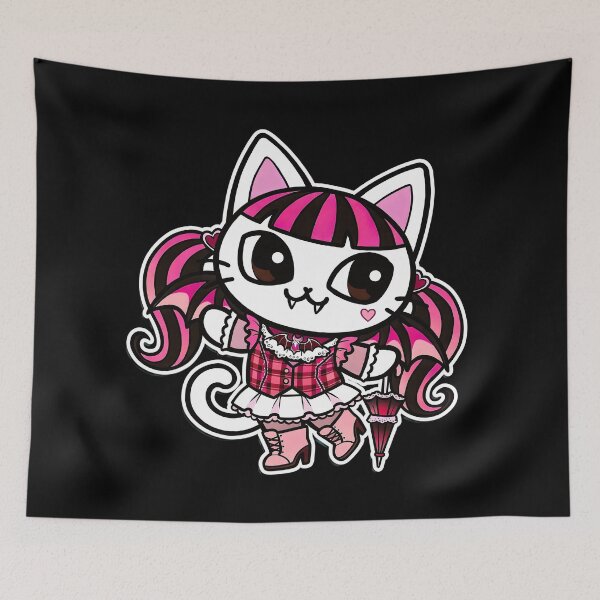 Item preview, Monster High Dracucat Cosplay Draculaura Kawaii  designed and sold by CuteKats.