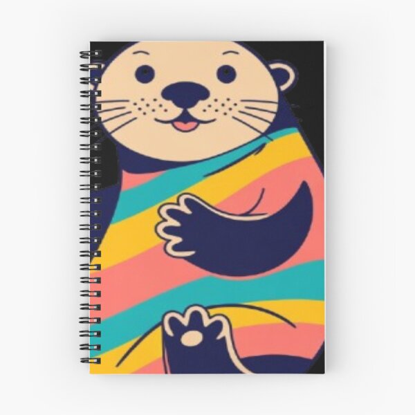 Item preview, Cute Creative Otter with Paint Palette Kawaii designed and sold by DailySparks.