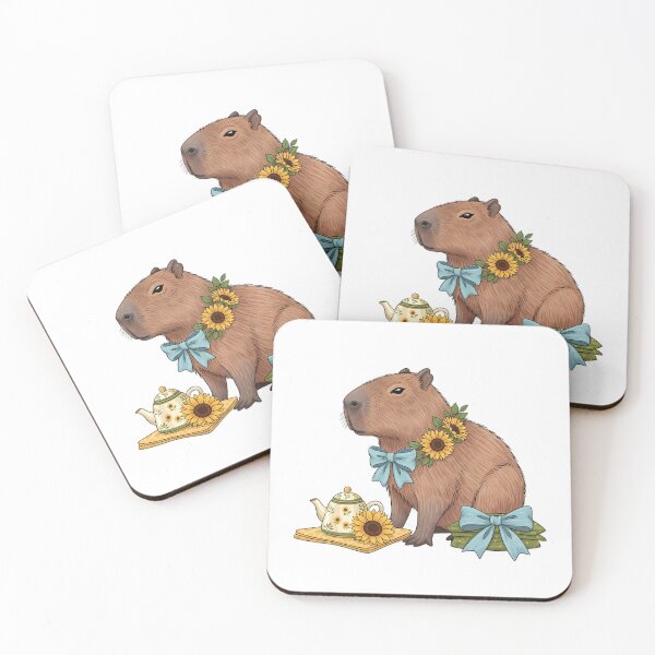 Item preview, Garden Party Capybara designed and sold by pumsquare.