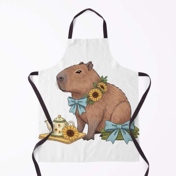 Item preview, Garden Party Capybara designed and sold by pumsquare.