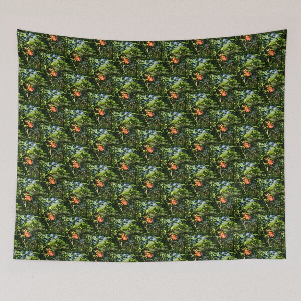 Item preview, Pomegranate Flower Bud and Baby Fruit in Hot Sunlight designed and sold by Georgia Mizuleva.