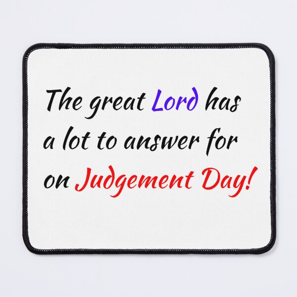 Item preview, Judgement Day designed and sold by The WordCatcher Street.