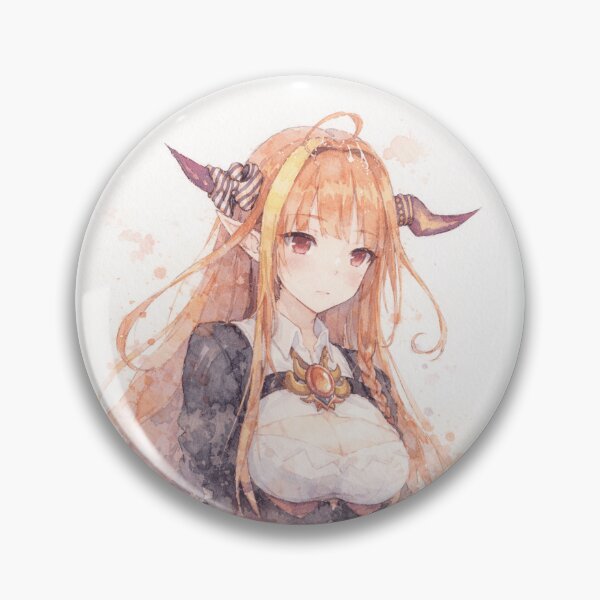 Item preview, Kiryu Coco Watercolor Anime Portrait designed and sold by ChromiraStudios.