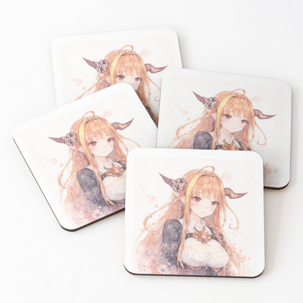 Item preview, Kiryu Coco Watercolor Anime Portrait designed and sold by ChromiraStudios.