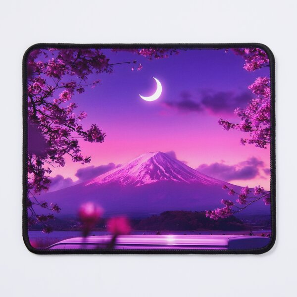 Item preview, Mount Fuji Van Dream - Celestial Sakura Night designed and sold by Inari Designs.