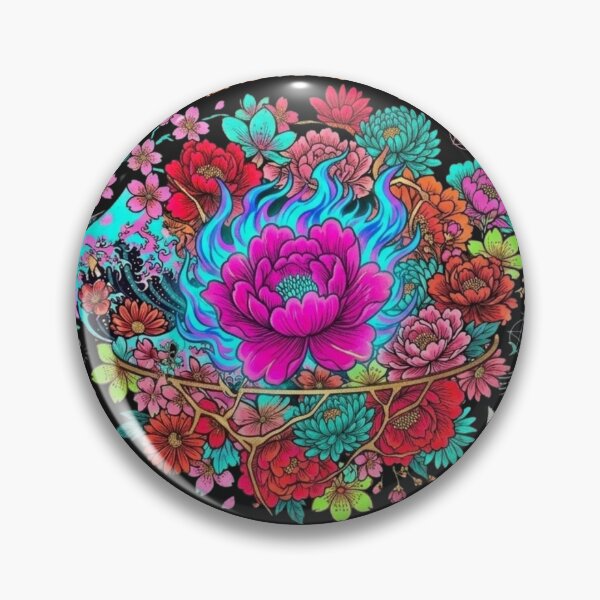 Item preview, Overstimulated Flower: Trippy Psychedelic Art designed and sold by Wild Hare.