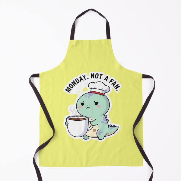 Item preview, Funny Sassy Dinosaur Monday Not A Fan Grumpy Coffee Lover designed and sold by bvdesignart.