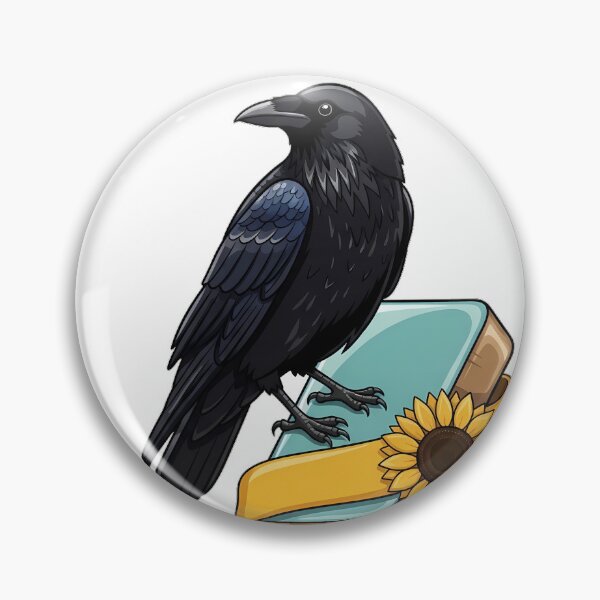 Item preview, Blue Tile Crow designed and sold by pumsquare.