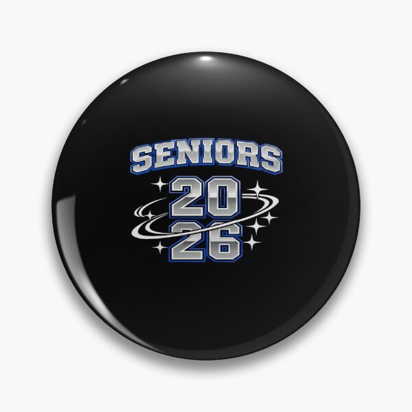 Item preview, Seniors 2026 Metallic Blue Design | Graduation Class Graphic for Apparel & Gifts designed and sold by Bright Nest Studio.