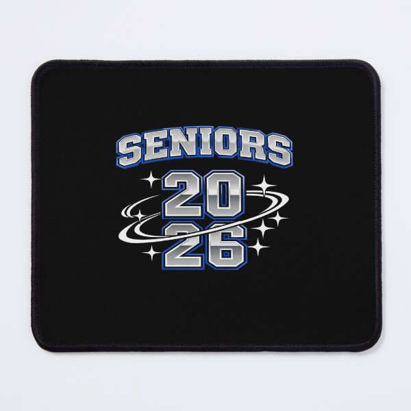 Item preview, Seniors 2026 Metallic Blue Design | Graduation Class Graphic for Apparel & Gifts designed and sold by Bright Nest Studio.