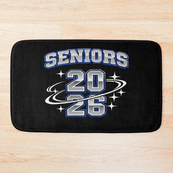 Item preview, Seniors 2026 Metallic Blue Design | Graduation Class Graphic for Apparel & Gifts designed and sold by Bright Nest Studio.