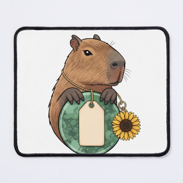 Item preview, Green Tile Capybara designed and sold by pumsquare.