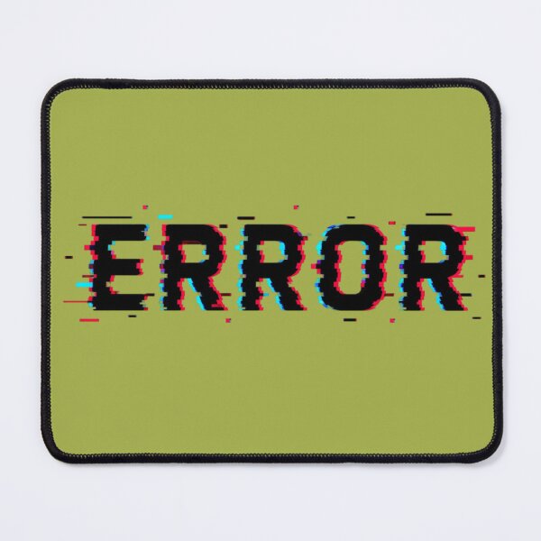 Item preview, Glitch ERROR Text Design | Cyberpunk Digital Aesthetic | Tech Failure Graphic | Minimal White Background Streetwear Sticker & T-Shirt designed and sold by Sanika arts .