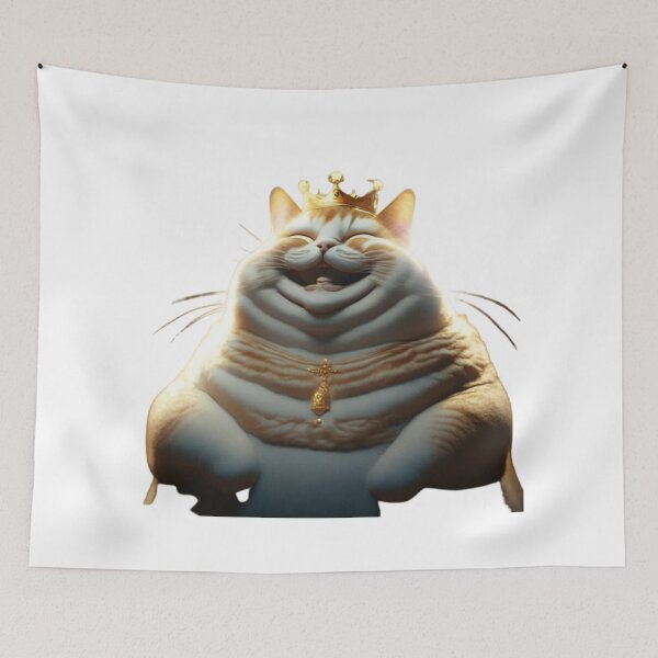 Item preview, Fat Cat with Crown designed and sold by Magazinegallery.