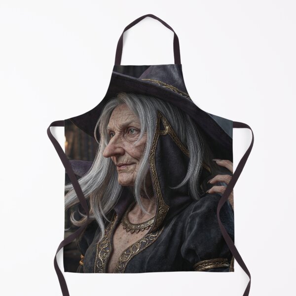 Item preview, Ancient Witch RPG Character – Dark Fantasy Sorceress Ultra Realistic Portrait designed and sold by thedarkfantasy.