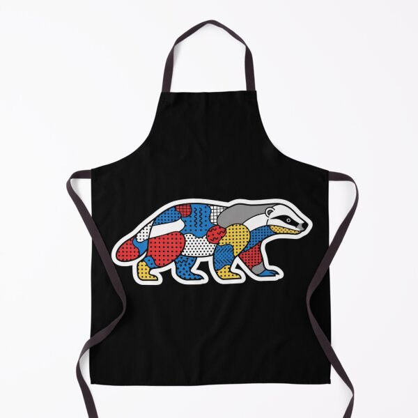 Item preview, Vibrant Pop Art Badger Memphis Pattern Aesthetic Animal Design for Wild Nature Lovers designed and sold by bvdesignart.