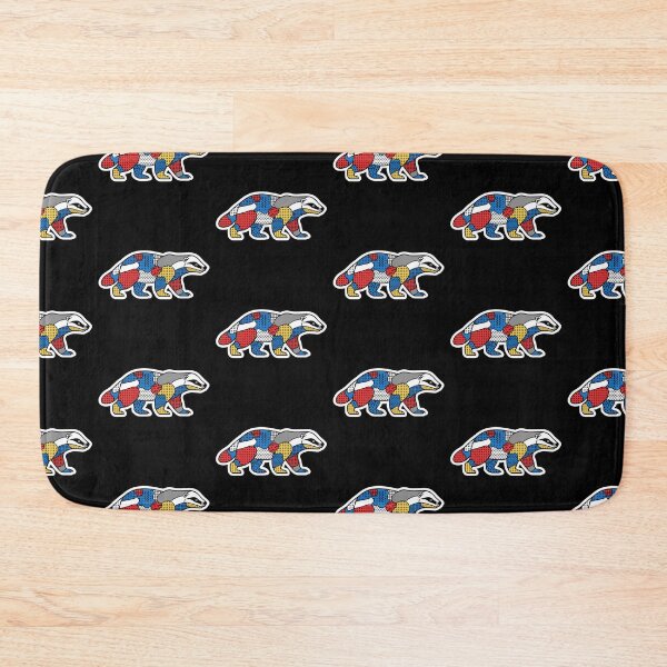 Item preview, Vibrant Pop Art Badger Memphis Pattern Aesthetic Animal Design for Wild Nature Lovers designed and sold by bvdesignart.