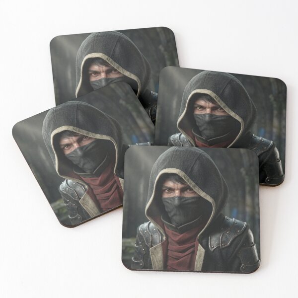 Item preview, Shadow Assassin RPG Character – Stealth Rogue Fantasy Ultra Realistic Portrait designed and sold by thedarkfantasy.