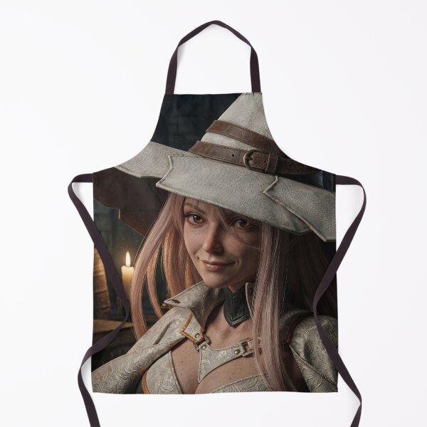 Item preview, Young Witch RPG Character – Cute Fantasy Mage Girl Ultra Realistic Portrait designed and sold by thedarkfantasy.