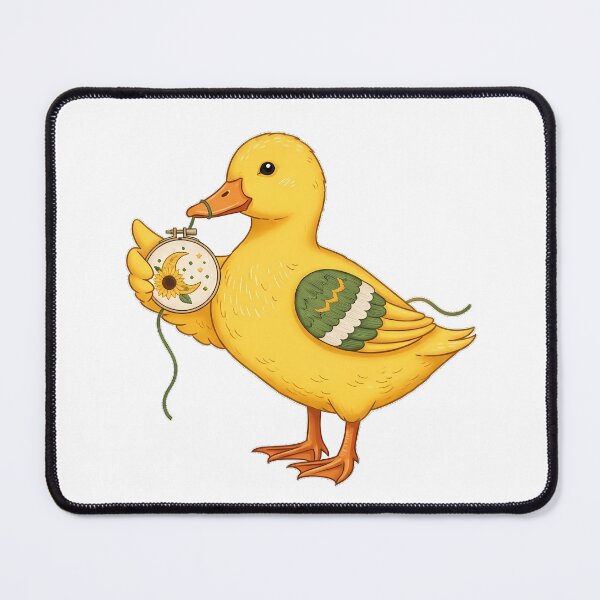 Item preview, Embroidery Hoop Duck designed and sold by pumsquare.