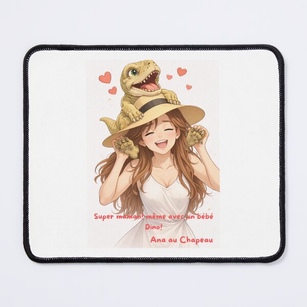 Item preview, Mother's Day, happy mom Ana in a hat designed and sold by ANAAUCHAPEAU.