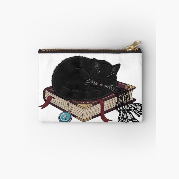 Item preview, Cool Blue Spellbook Cat designed and sold by IllumeInk.