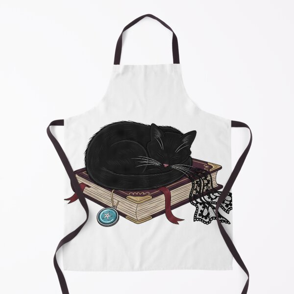 Item preview, Cool Blue Spellbook Cat designed and sold by IllumeInk.