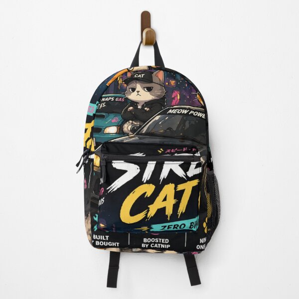 Item preview, Street Cat Crew - JDM Racing Ginger Cat Parody designed and sold by anandariki.