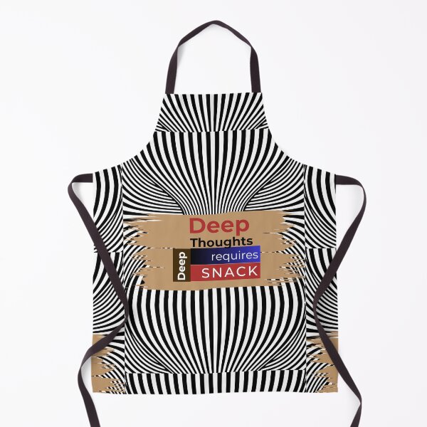 Item preview, Deep Thoughts Requires Deep Snack designed and sold by UrmiCreation.