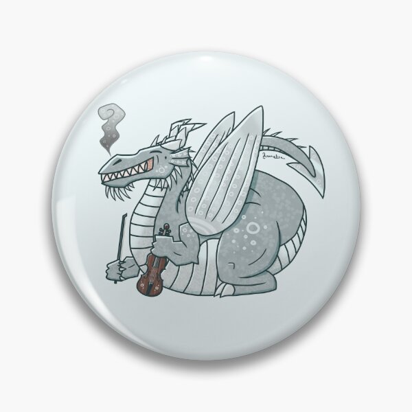 Item preview, Firebreathing Fiddler - Silver designed and sold by Sheepskins & Beeswax.