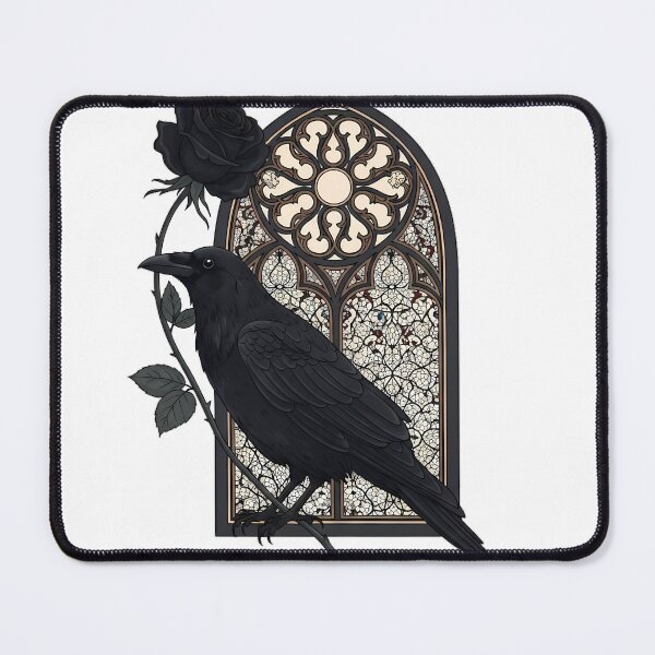 Item preview, Cathedral Lace Raven designed and sold by IllumeInk.