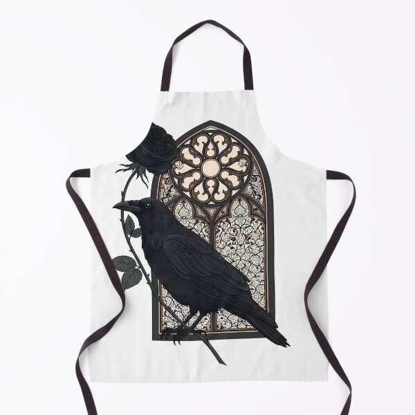 Item preview, Cathedral Lace Raven designed and sold by IllumeInk.