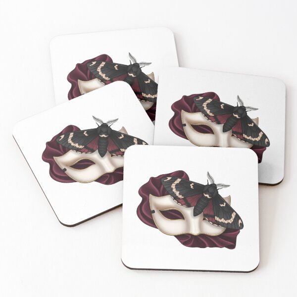 Item preview, Velvet Opera Mask Moth designed and sold by IllumeInk.