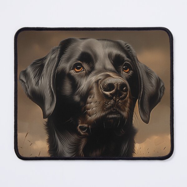 Item preview, Black Labrador Portrait designed and sold by PetsArt.