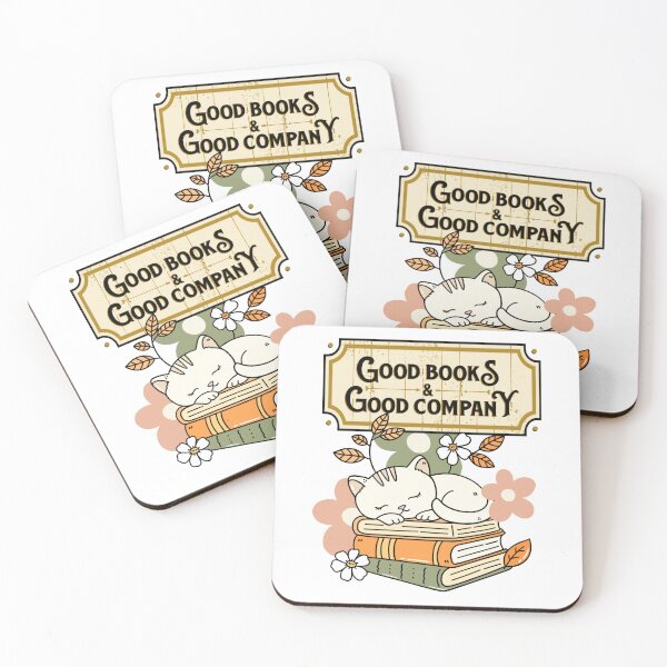 Item preview, Good books & good company designed and sold by priyankajustine.